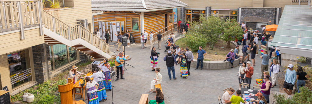 Bison Courtyard hosts Events throughout the year in Banff